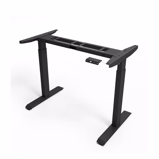 Tavolo moderno per ufficio personalizzato OEM con tecnologia di altezza popolare in piedi telaio per scrivania elettrico regolabile in altezza Commercio all'ingrosso